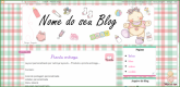 Layouts para blog-Tema Baby girl